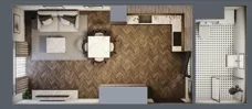 1 pokój, mieszkanie 29,28 m², piętro 1, oferta nr B3.M8, Sosnovia, Sosnowiec, Dańdówka, ul. Mariana Maliny/Grzybowa