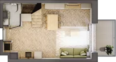 1 pokój, apartament 47,37 m², piętro 2, oferta nr 75, Marina Residence Puck, Puck, ul. Aleja Lipowa 4