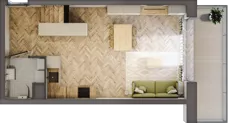 3 pokoje, apartament 70,02 m², piętro 2, oferta nr 78, Marina Residence Puck, Puck, ul. Aleja Lipowa 4