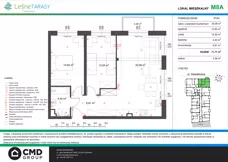 3 pokoje, mieszkanie 71,71 m², piętro 1, oferta nr M8A, Leśne Tarasy III, Zalasewo, ul. Jana Heweliusza 14A