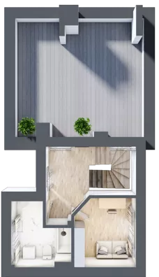 Dom 149,18 m², oferta nr A3, Osiedle Stare Gliwice, Gliwice, Stare Gliwice, ul. Wiejska 35-37