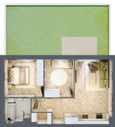3 pokoje, mieszkanie 53,74 m², parter, oferta nr A.0.8, Vista Eco, Wrocław, Leśnica, Stabłowice, ul. Łomnicka