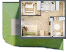 3 pokoje, mieszkanie 55,79 m², parter, oferta nr A.0.3, Vista Eco, Wrocław, Leśnica, Stabłowice, ul. Łomnicka