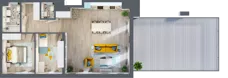 3 pokoje, mieszkanie 79,10 m², piętro 7, oferta nr 07.MB105, Artepolis, Łódź, Polesie, Stare Polesie, ul. Kasprzaka 1