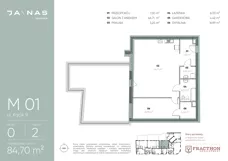 2 pokoje, apartament 84,70 m², parter, oferta nr M.1, JA\NAS, Kraków, Podgórze, ul. Kącik 9/Janowa Wola 1