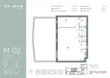 2 pokoje, apartament 101,50 m², parter, oferta nr M.2, JA\NAS, Kraków, Podgórze, ul. Kącik 9/Janowa Wola 1