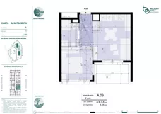 2 pokoje, apartament 33,33 m², piętro 1, oferta nr 512008, Mazury Golf Apartments, Naterki, ul. Golfowa