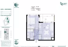 2 pokoje, apartament 35,33 m², piętro 1, oferta nr 762755, Mazury Golf Apartments, Naterki, ul. Golfowa