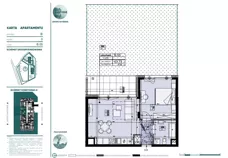 2 pokoje, apartament 43,73 m², parter, oferta nr 696333, Mazury Golf Apartments, Naterki, ul. Golfowa