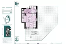 2 pokoje, apartament 29,19 m², parter, oferta nr 228601, Mazury Golf Apartments, Naterki, ul. Golfowa