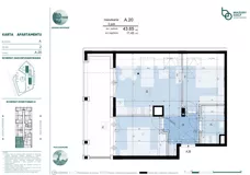 3 pokoje, apartament 43,65 m², piętro 2, oferta nr 582930, Mazury Golf Apartments, Naterki, ul. Golfowa