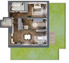 3 pokoje, mieszkanie 69,67 m², parter, oferta nr 1/0/M5, Lechicka 65, Poznań, Piątkowo, ul. Lechicka 65