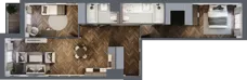 3 pokoje, mieszkanie 81,04 m², piętro 2, oferta nr 2.3/2/M1, Lechicka 65, Poznań, Piątkowo, ul. Lechicka 65