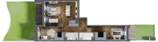 3 pokoje, mieszkanie 93,63 m², parter, oferta nr 2.1/0/M7, Lechicka 65, Poznań, Piątkowo, ul. Lechicka 65