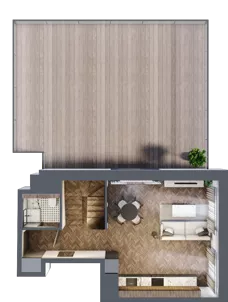 3 pokoje, mieszkanie 67,69 m², piętro 7, oferta nr 2.2/7/M4, Lechicka 65, Poznań, Piątkowo, ul. Lechicka 65