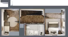 3 pokoje, mieszkanie 65,65 m², piętro 5, oferta nr 2.1/5/M3, Lechicka 65, Poznań, Piątkowo, ul. Lechicka 65