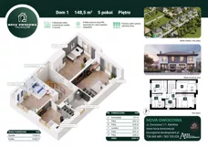 Dom 148,57 m², oferta nr 1, Nova Owocowa, Mińsk Mazowiecki, ul. Owocowa