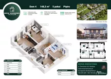 Dom 148,57 m², oferta nr 4, Nova Owocowa, Mińsk Mazowiecki, ul. Owocowa