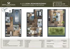 Dom 137,61 m², oferta nr S.3.3, Brylantowa Enklawa - domy, Siemianowice Śląskie, Bytków, ul. Brylantowa