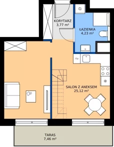 3 pokoje, mieszkanie 57,18 m², piętro 3, oferta nr M18, Madalińskiego, Gdańsk, Chełm, ul. Antoniego Madalińskiego