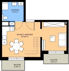 3 pokoje, mieszkanie 61,32 m², piętro 3, oferta nr M17, Madalińskiego, Gdańsk, Chełm, ul. Antoniego Madalińskiego