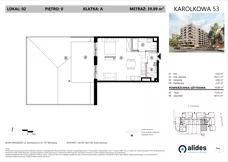 1 pokój, mieszkanie 39,89 m², parter, oferta nr A.00.L.02, ReVola, Warszawa, Wola, Młynów, ul. Karolkowa 53