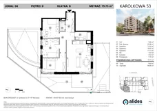4 pokoje, mieszkanie 79,75 m², parter, oferta nr B.00.L.04, ReVola, Warszawa, Wola, Młynów, ul. Karolkowa 53
