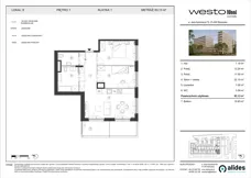 3 pokoje, mieszkanie 63,13 m², piętro 1, oferta nr M8, Westo Wola, Warszawa, Wola, Odolany, ul. Jana Kazimierza 72