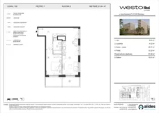 2 pokoje, mieszkanie 51,84 m², piętro 7, oferta nr M100, Westo Wola, Warszawa, Wola, Odolany, ul. Jana Kazimierza 72
