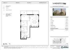 4 pokoje, mieszkanie 80,34 m², piętro 2, oferta nr M13, Westo Wola, Warszawa, Wola, Odolany, ul. Jana Kazimierza 72