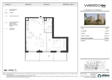 2 pokoje, mieszkanie 47,90 m², piętro 2, oferta nr M17, Westo Wola, Warszawa, Wola, Odolany, ul. Jana Kazimierza 72