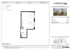 1 pokój, mieszkanie 30,62 m², piętro 3, oferta nr M24, Westo Wola, Warszawa, Wola, Odolany, ul. Jana Kazimierza 72
