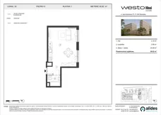 1 pokój, mieszkanie 30,62 m², piętro 5, oferta nr M32, Westo Wola, Warszawa, Wola, Odolany, ul. Jana Kazimierza 72