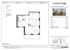 4 pokoje, mieszkanie 63,21 m², piętro 6, oferta nr M38, Westo Wola, Warszawa, Wola, Odolany, ul. Jana Kazimierza 72