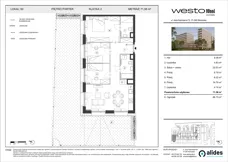 4 pokoje, mieszkanie 71,56 m², piętro 1, oferta nr M56, Westo Wola, Warszawa, Wola, Odolany, ul. Jana Kazimierza 72