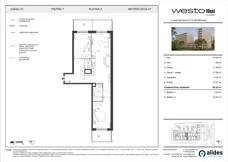 3 pokoje, mieszkanie 68,52 m², piętro 1, oferta nr M51, Westo Wola, Warszawa, Wola, Odolany, ul. Jana Kazimierza 72