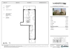 3 pokoje, mieszkanie 68,52 m², piętro 2, oferta nr M57, Westo Wola, Warszawa, Wola, Odolany, ul. Jana Kazimierza 72