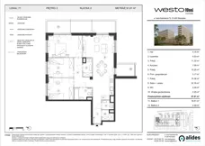 4 pokoje, mieszkanie 91,81 m², piętro 3, oferta nr M71, Westo Wola, Warszawa, Wola, Odolany, ul. Jana Kazimierza 72