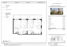 4 pokoje, mieszkanie 72,95 m², piętro 4, oferta nr M72, Westo Wola, Warszawa, Wola, Odolany, ul. Jana Kazimierza 72