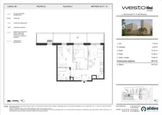 3 pokoje, mieszkanie 50,77 m², piętro 6, oferta nr M89, Westo Wola, Warszawa, Wola, Odolany, ul. Jana Kazimierza 72