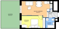 2 pokoje, mieszkanie 41,47 m², parter, oferta nr 97, Moja Oszmiańska, Warszawa, Targówek, Targówek Mieszkaniowy, ul. Oszmiańska