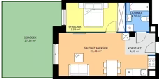 2 pokoje, mieszkanie 43,95 m², parter, oferta nr 98, Moja Oszmiańska, Warszawa, Targówek, Targówek Mieszkaniowy, ul. Oszmiańska