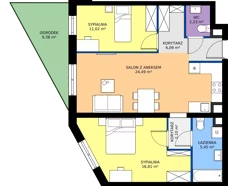 2 pokoje, mieszkanie 68,25 m², parter, oferta nr 127, Moja Oszmiańska, Warszawa, Targówek, Targówek Mieszkaniowy, ul. Oszmiańska