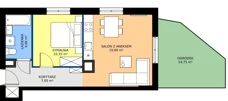 2 pokoje, mieszkanie 41,91 m², parter, oferta nr 124, Moja Oszmiańska, Warszawa, Targówek, Targówek Mieszkaniowy, ul. Oszmiańska