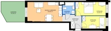 3 pokoje, mieszkanie 53,03 m², parter, oferta nr 128, Moja Oszmiańska, Warszawa, Targówek, Targówek Mieszkaniowy, ul. Oszmiańska
