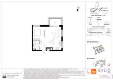1 pokój, apartament 43,58 m², piętro 1, oferta nr E-77, Symfonia Praga, Warszawa, Praga Południe, Kamionek, ul. Mińska