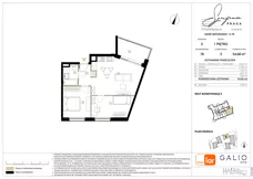 3 pokoje, apartament 54,68 m², piętro 1, oferta nr E-78, Symfonia Praga, Warszawa, Praga Południe, Kamionek, ul. Mińska