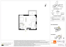 1 pokój, apartament 43,58 m², piętro 1, oferta nr E-77, Symfonia Praga, Warszawa, Praga Południe, Kamionek, ul. Mińska