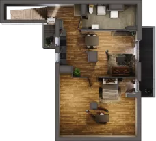 2 pokoje, mieszkanie 55,07 m², piętro 3, oferta nr 13, Koncept H8, Warszawa, Targówek, Targówek Mieszkaniowy, ul. Hodowlana 8