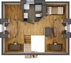 3 pokoje, mieszkanie 43,64 m², piętro 2, oferta nr 10, Koncept H8, Warszawa, Targówek, Targówek Mieszkaniowy, ul. Hodowlana 8
